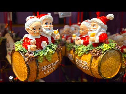 🎅 Christmas in New York Little Italy store 🎄 Christmas 2024 New York City Walk