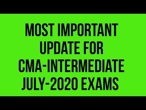 Most Important Update for CMA-INTER