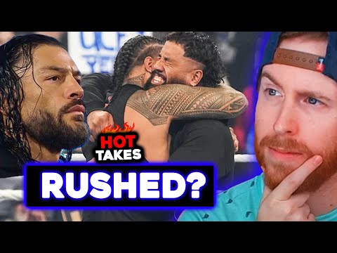 THE BLOODLINE STORY IS RUSHED? (WWE Hot Takes)