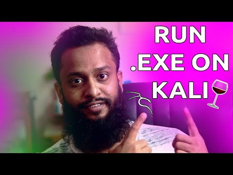 How To Setup Wine & Run (.EXE ) Windows App on Kali Linux !