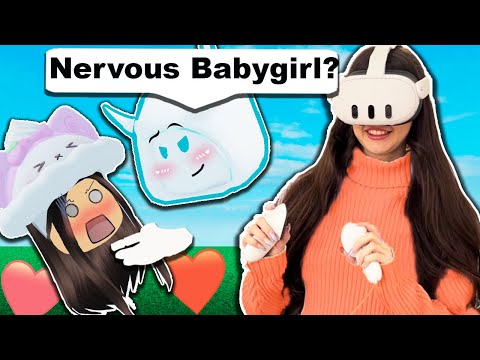 My Crush Makes Me So Nervous...😳 (Roblox Vr Hands)