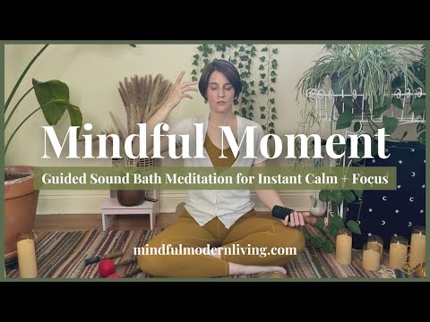 Mindful Moment #16 | Sound Bath Meditation | The Power of the Pause