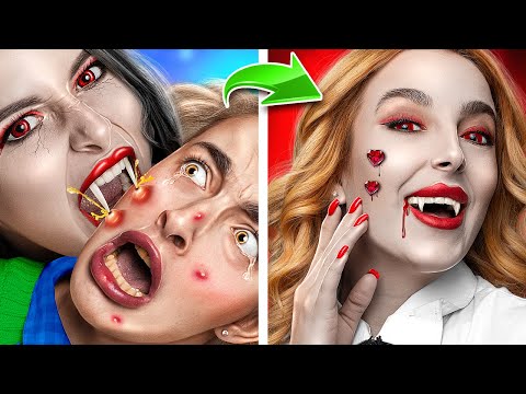 How to Become a Vampire? Extreme Makeover at school!