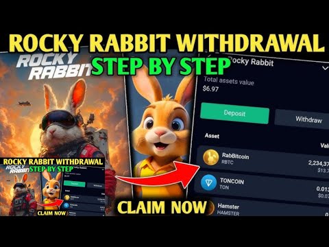 Rocky Rabbit Token Revealed | Rocky Rabbit Airdrop | Kitna Paisa Milega | Withdrawal 💸 Process step/