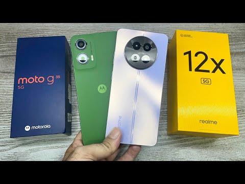 Moto G35 5g vs Realme 12x 5g - Best 5g smartphone | Flipkart sale Discount 🔥| Rs 9500 | Best Camera