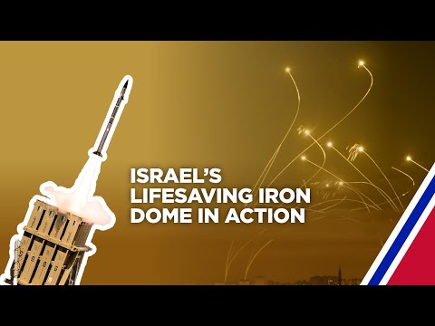 Israel's Iron Dome Intercepting Hezbollah Missiles