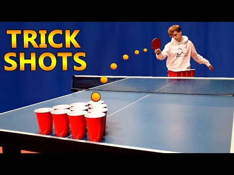 Beer Ping Pong Trick Shots