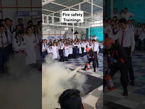 Fire Safety Training 🔥 🙌 #fire #training #reels In college