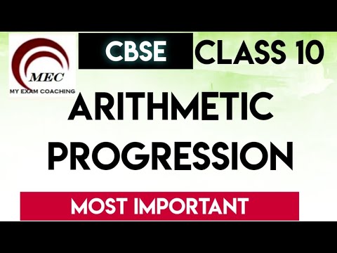 CBSE CLASS 10 ARITHMETIC PROGRESSION