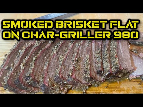 Smoked Brisket Flat On Char-Griller 980