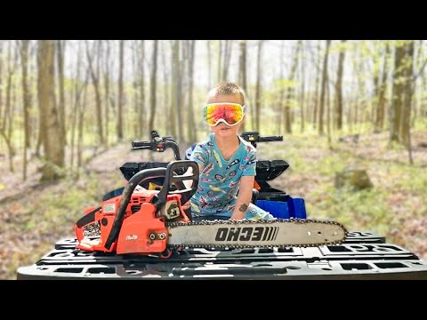 Back to firewood cutting - Chainsawing with Dad