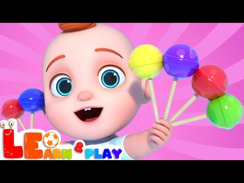 Leo Plays With Colorful Lollipops | Educational Videos for Toddlers | Learn & Play with Leo