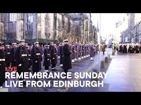 Remembrance Sunday Live from Edinburgh