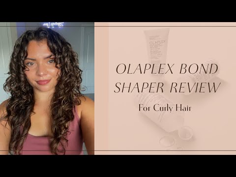 OLAPLEX BOND SHAPER REVIEW!! How does it define the curls !?