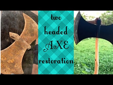 Giant two headed AXE restoration/Roy tv