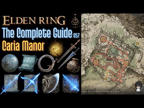 Elden Ring The Complete Guide - 057 Caria Manor (all items all quests walkthrough)