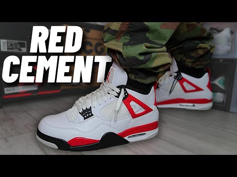 BIG SLEEPER! Air Jordan 4 RED CEMENT On Feet Review