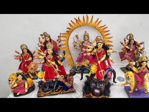 Durga puja || Durga Mata ki murti kaise banate hain || Durga Mata making 2024