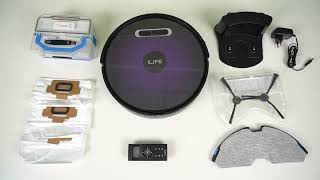 ILIFE V3s Max Robotic Vacuum Cleaner | App Connection | Maintenance - Product Demonstration