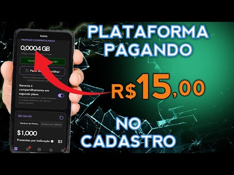 PLATAFORMA PAGANDO R$15 PARA  VOCÊ CADASTRAR NA PLATAFORMA  : RENDA EXTRA