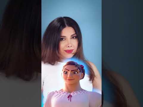 Disney hair tutorial : Luisa Madrigal hairstyle (encanto) heat less curls