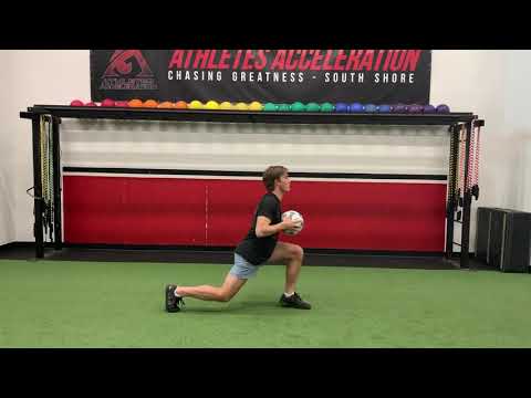 Soccer Split Squat Press