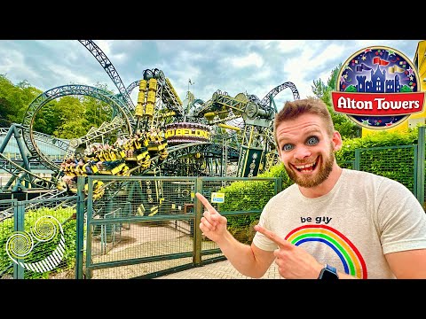 THIS ROLLER COASTER HYPNOTIZES YOU!! 😵‍💫 (Best Day Ever at Alton Towers!)