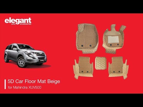 Mahindra XUV500 Car Mats | XUV500 Foot Mats | 7D Mats For XUV500 | XUV500 Accessories