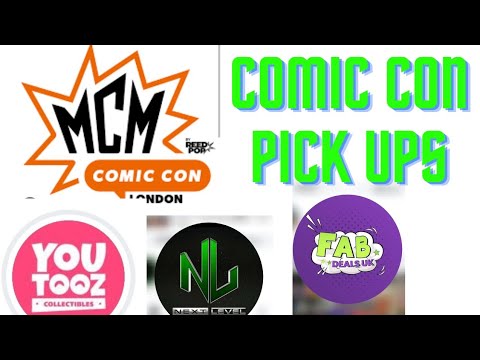 MCM LONDON COMIC CON PICK UPS #MCM #MCMCOMICCON #LONDON