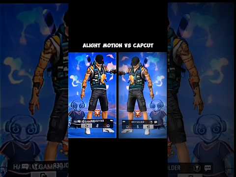 ALIGHT MOTION VS CAPCUT DJ TEMOLLA #alightmotion#capcut#freefire#shorts