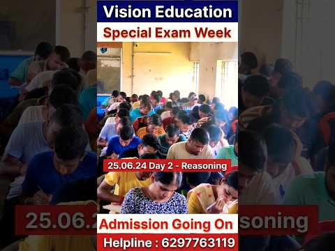 Special Exam Week Day 2 - Reasoning  #video #shorts #motivation #students #study #exam #success