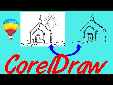 Corel Draw Tips & Tricks AI Software to do LINEART  WOW Part 4