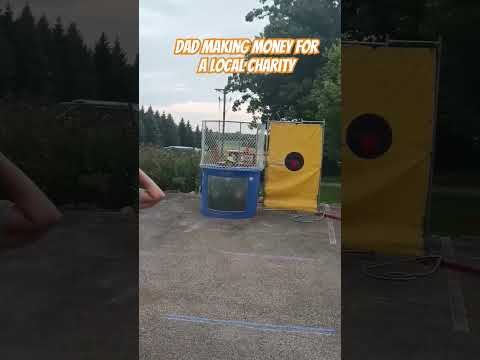 Dunk Tank Fun for Charity: Soaking for a Good Cause! #charity #short #funny