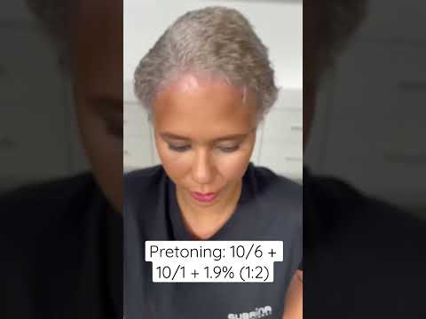 COLORING AFRO HAIR TO PLATINUM ASH - formula in the video