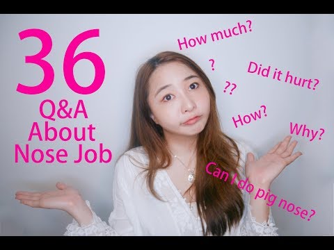 36 Q&A about nose job｜36題隆鼻Q&A｜HiImVerna