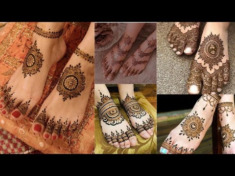 Mehndi design for foot| bridal foot mehndi design.