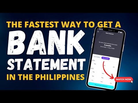 How to get a bank statement in 5 minutes or less