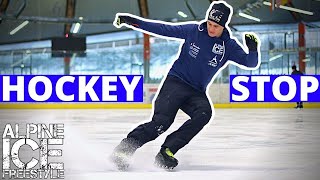 Hockey Stop in 3 Minutes - Learn to Stop on Ice | Tutorial