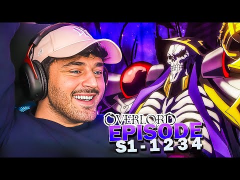 AINZ OOAL GOWN ! 💀👑 DECOUVERTE OVERLORD SAISON 1 EPISODE 1 2 3 4 REACTION FR !