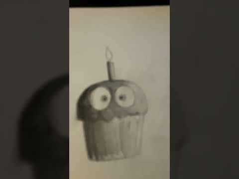 Cupcake FNAF drawing!!! #drawing #fnaf #fnafmovie #handmade #shorts