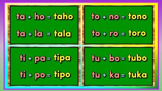 Abakada sa #unlispace | Unang hakbang sa Pagbasa | Salitang Nagsisimula sa Pantig ta te ti to tu