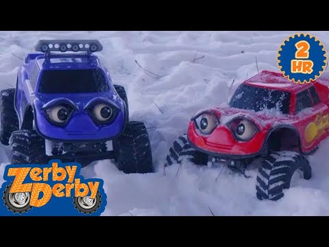 Snow Adventure with Racing Cars | Wheels of Winter Wonderland Special | Fun Toy Cartoons for Kids