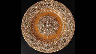 beautiful plate decoration