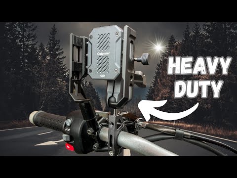 Heavy Duty Motorcycle Phone Holder For Any Bike - Outplorer Review!