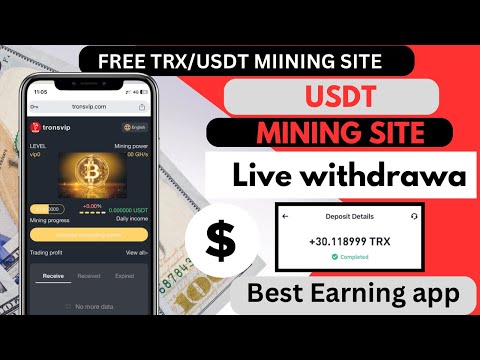 Best TRONSVIP TRX Earning site Today 2024 | TRX\USDT Money platform | TRX Withdraw Binance 100 TRX