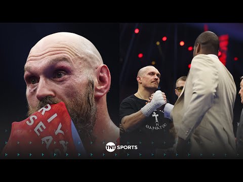 TYSON FURY LEFT THE RING! 😳 Fury was not happy after Dubois stormed the ring #UsykFury2 🇸🇦