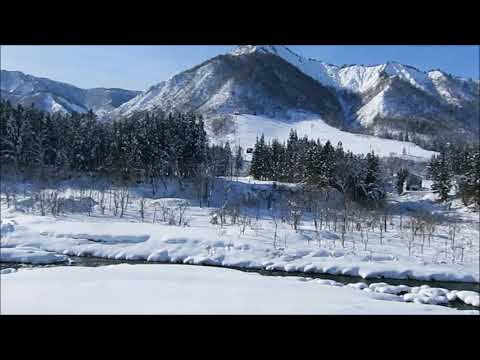 晴れの日の雪景色