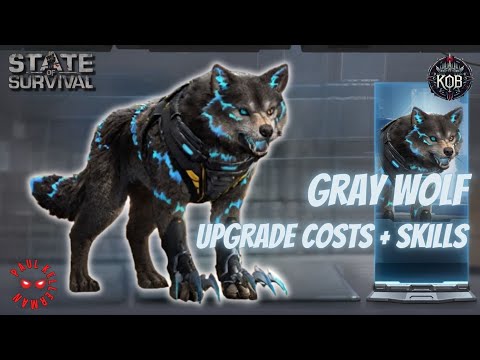 State of Survival: Gray Wolf - Upgrade Costs + Skills