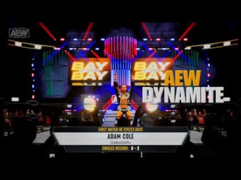 AEW DYNAMITE ADAM COLE SAY MALAKAI BLACK MADE THING PERSONAL!!!!!!!!!!!!!