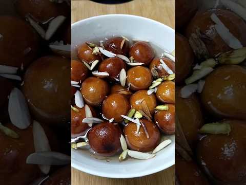 Gulab jamun With Bread // Subscribe #youtubeshorts #cooking #sweet #gulabjamun #reels